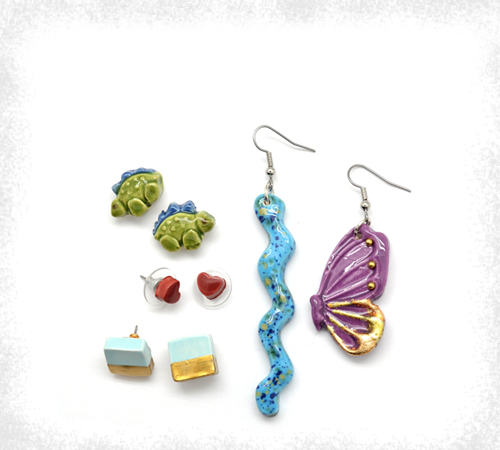 CERAMIC EARRINGS